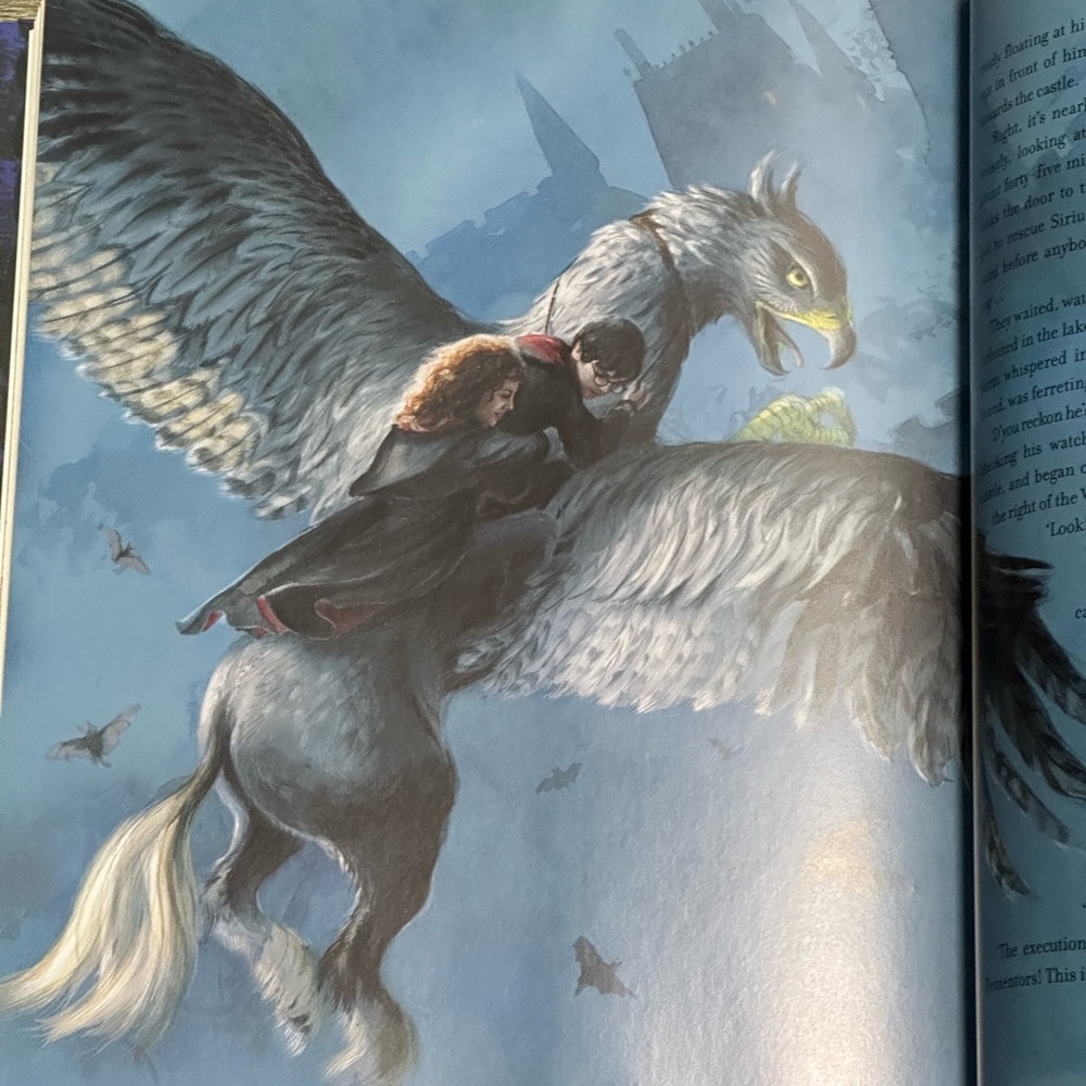 1st PRINT Harry Potter Prisoner of Azkaban illustrated J.K. Rowling 3rd Book - Picture 9 of 10